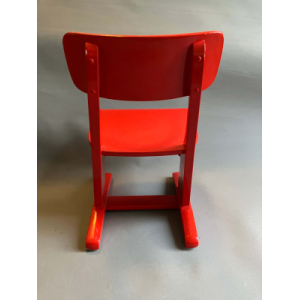 Vintage Casala schoolstoeltje zwart